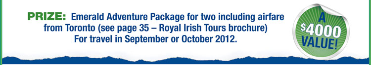 Emerald Adventure Package - see page 35