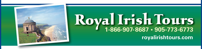 RIT  •  1-866-907-8687  •  905-773-6773  •  www.royalirishtours.com