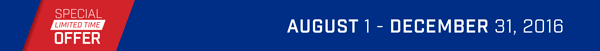 FLIR Special Limited Time Offer - August 1 to December 31, 2016