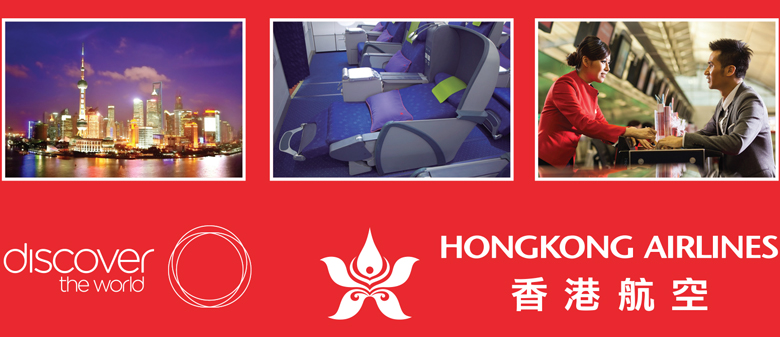 Photos - Discover the World and Hong Kong Airlines Logos